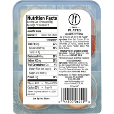 Hillshire Snacking Uncured Pepperoni & White Cheddar Cheese - 2.76 Oz - Image 5