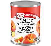 Duncan Hines Wilderness Simply Peach Pie Filling - 21 Oz