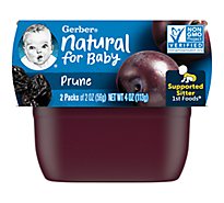 Gerber 1st Foods Prune Natural For Baby Food Tubs Multipack - 2-2 Oz