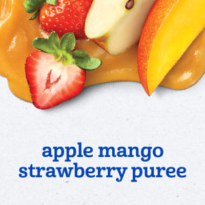 Gerber Natural Apple Mango Strawberry Toddler Food Pouch - 3.5 Oz - Image 3