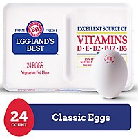 Egglands Best Eggs Classic Large White - 24 Count - Image 1