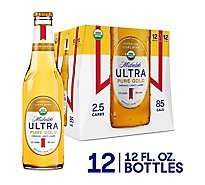 Michelob Ultra Pure Gold Organic Light Lager Bottles - 12-12 Fl. Oz.