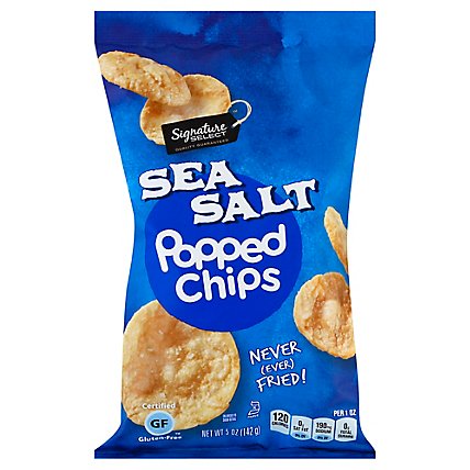 Signature SELECT Popped Chips Sea Salt - 5 Oz - Image 1