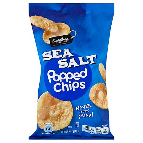 Signature SELECT Popped Chips Sea Salt - 5 Oz