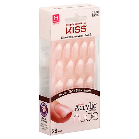 Kiss Kiss Nude Nails Sensibility - 1 Each