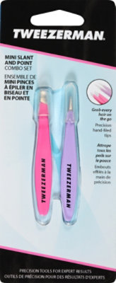 Tweeze Mini Oval Slant&Point Tweezer - 2 Each - Image 1