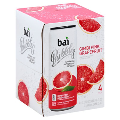Bai Bubbles Gimbi Pink Grapefruit - 4-11.5 Fl. Oz.