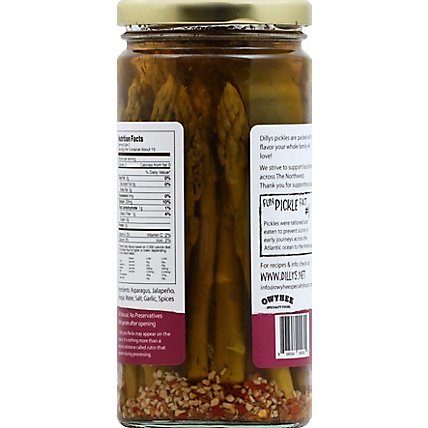 Dillys Spicy Pickled Asparagus - 16 Oz - Image 3