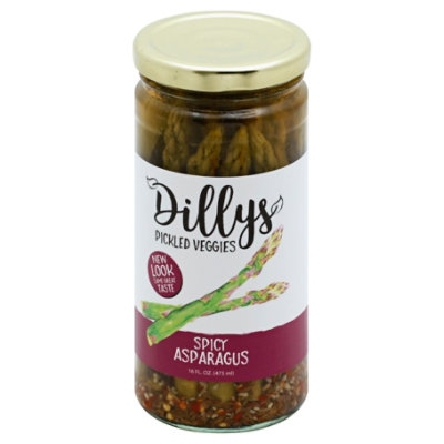 Dillys Spicy Pickled Asparagus - 16 Oz