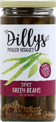 Spicy Pickled Green Beans - 16 Fl. Oz. - Image 2