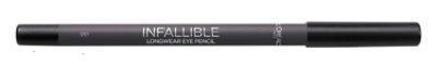 L'Oreal Paris Infallible Pro-Last Waterproof Up to 24 Hour Grey Pencil Eyeliner - 0.042 Oz - Image 1