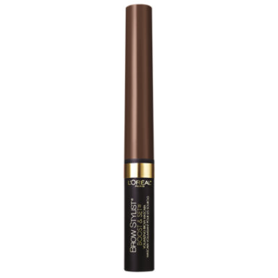 L'Oreal Paris Brow Stylist Boost And Set Dark Brunnette Gel Mousse Mascara - 0.1 Oz - Image 1