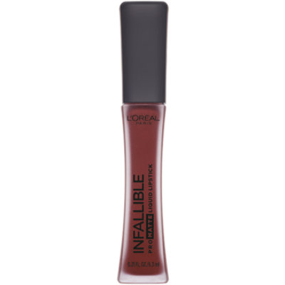 L'Oreal Paris Infallible Wear Stirred Pro Matte Up to 16 Hour Liquid Lipstick  - 0.21 Oz - Image 1