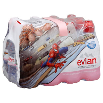 evian Water Natural Spring Spiderman - 12-11.2 Fl. Oz.