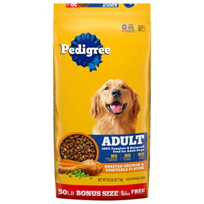 Pedigree Dog Food Dry For Adult Complete Nutrition Roasted Chicken