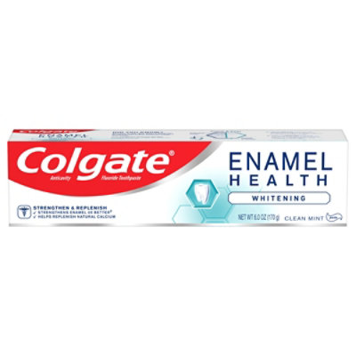 Colgate Enamel Health Whitening Toothpaste Clean Mint - 6 Oz