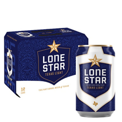 Lone Star Texas Light Beer In Can - 12-12 Oz - Image 1