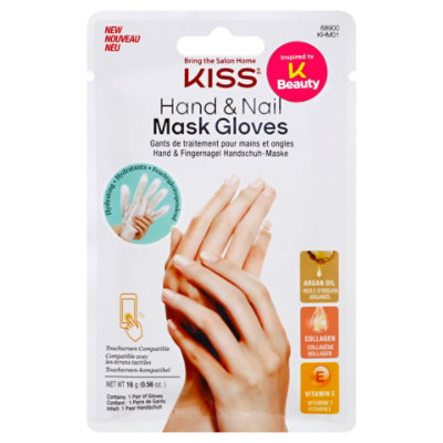 Kiss Kiss Hand Mask Gloves Hydraton - 1 Each