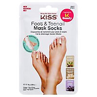 Kiss Kiss Feet Mask Socks Hydration - 1 Each - Image 1