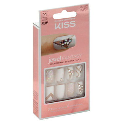 Kiss Kiss Jewel Fantasy Nail Emprs - 1 Each