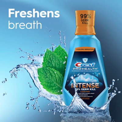 Crest Pro Health Mouthwash Intense Clean Mint - 33.8 Fl. Oz. - Image 6