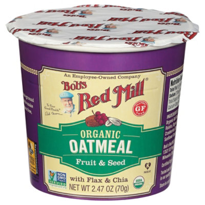 Bobs Red Mill Oatmeal Cup Org Frt & Se - 2.47 Oz - Image 2