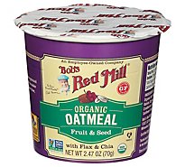 Bobs Red Mill Oatmeal Cup Org Frt & Se - 2.47 Oz