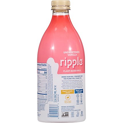 Ripple Milk Vanilla Unsweetend - 48 Fl. Oz. - Image 6