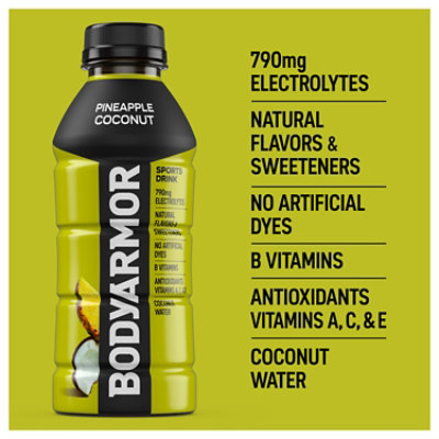 BODYARMOR Pineapple Coconut Sports Drink - 16 Fl. Oz. - Image 4