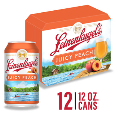 Leinenkugel's Juicy Peach Craft Beer 4.4% ABV Cans - 12-12 Fl. Oz. - Image 1