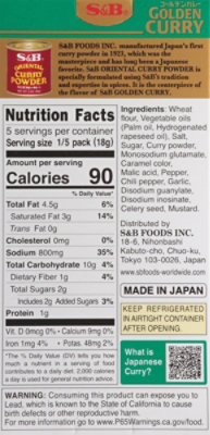 S&B Golden Curry Mx Med - 3.2 Oz - Image 5