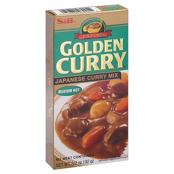 S&B Golden Curry Mx Med - 3.2 Oz