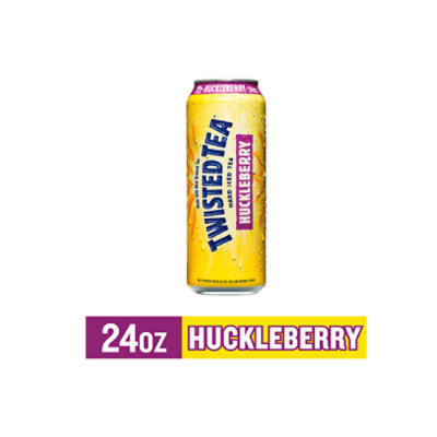 Twisted Tea Brewing Hard Iced Tea Huckleberry Tea Cans - 24 Fl. Oz.