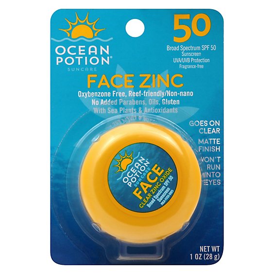 Ocean Potion Zinc Face Spf45 - 1 Oz