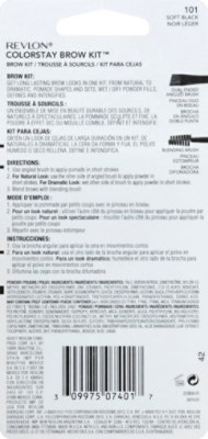 Revlon Colorstay Brow Kit Soft Black - .05 Oz - Image 3