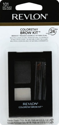 Revlon Colorstay Brow Kit Soft Black - .05 Oz - Image 2