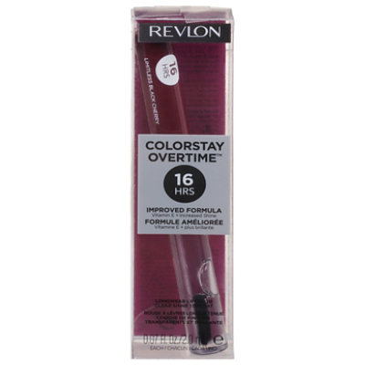 Revlon Overtime Lip Limit Blk Cherry - .07 Oz - Image 3