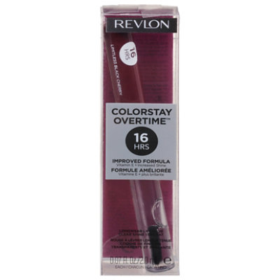 Revlon Overtime Lip Limit Blk Cherry - .07 Oz - Image 2