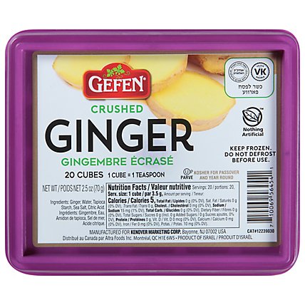 Gefen Cube Ginger Crushed - 2.5 Oz - Image 1