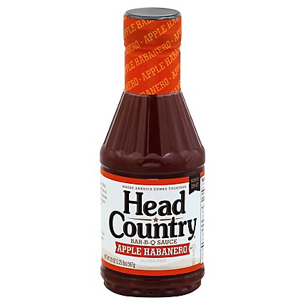 Head Country Apple Habenero Barbeque Sauce - 20 Oz - Image 1