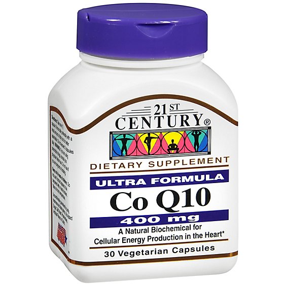 21 Century Co Q10 400mg Vegetarian Caps - 30 Count