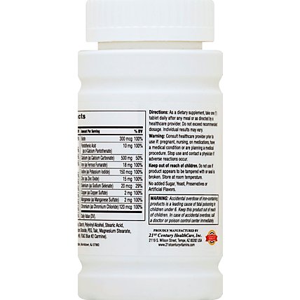 21 Century Daily Women Tablets - 100 Count - Image 3