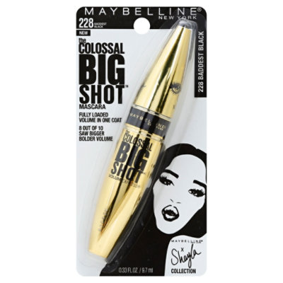 Maybel Colossal Big Shot Wsh Bad Blk - 0.33 Oz