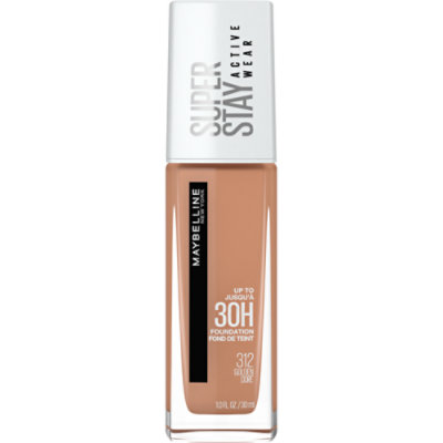 Maybelline Super Stay Longwear Liquid Foundation Up to 30HR Wear 312 Golden - 1 Fl. Oz. - Image 1