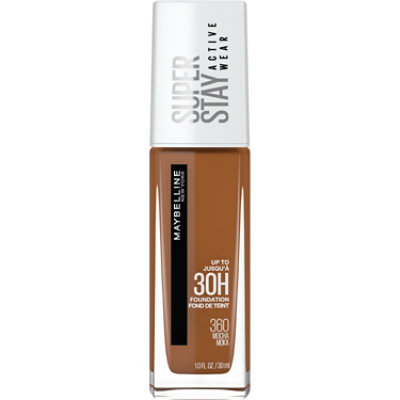 Maybelline Super Stay Up to 30HR Longwear 360 Mocha Liquid Foundation - 1 Oz - Image 1