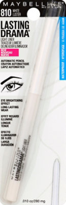 Maybel Lasting Drama Eyelt Lnr White - .01 Oz - Image 2