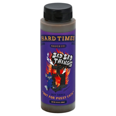 Hard Times Bad Bad Things Hot Sauce - 8 Oz - Image 1