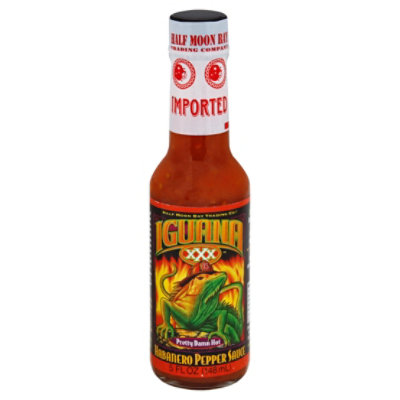 Iguana Sauce Habanero Pepper Hot - 5 Oz - Image 1