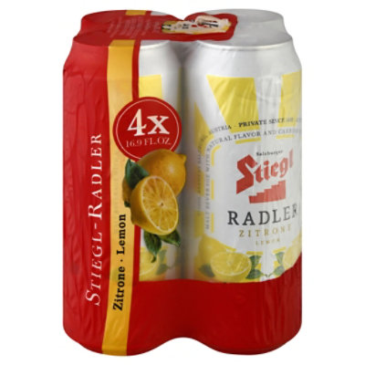 Stiegl Radler Lemon Beer In Cans - 4-16.9 Fl. Oz. - Image 3