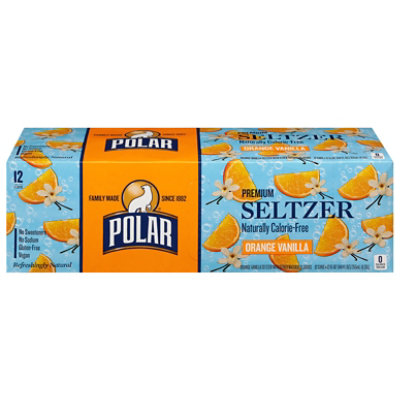 Polar Orange Vanilla Seltzer - 12-12 Fl. Oz. - Image 1